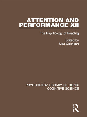 cover image of Attention and Performance XII